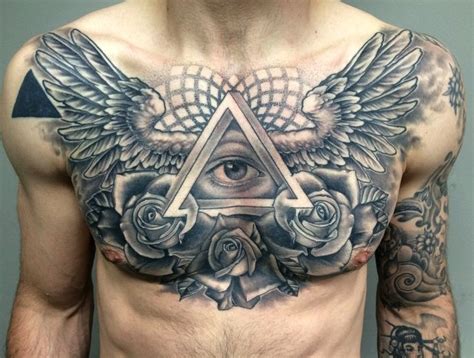 100 Tatuajes en el pecho – Diseños de Hombres